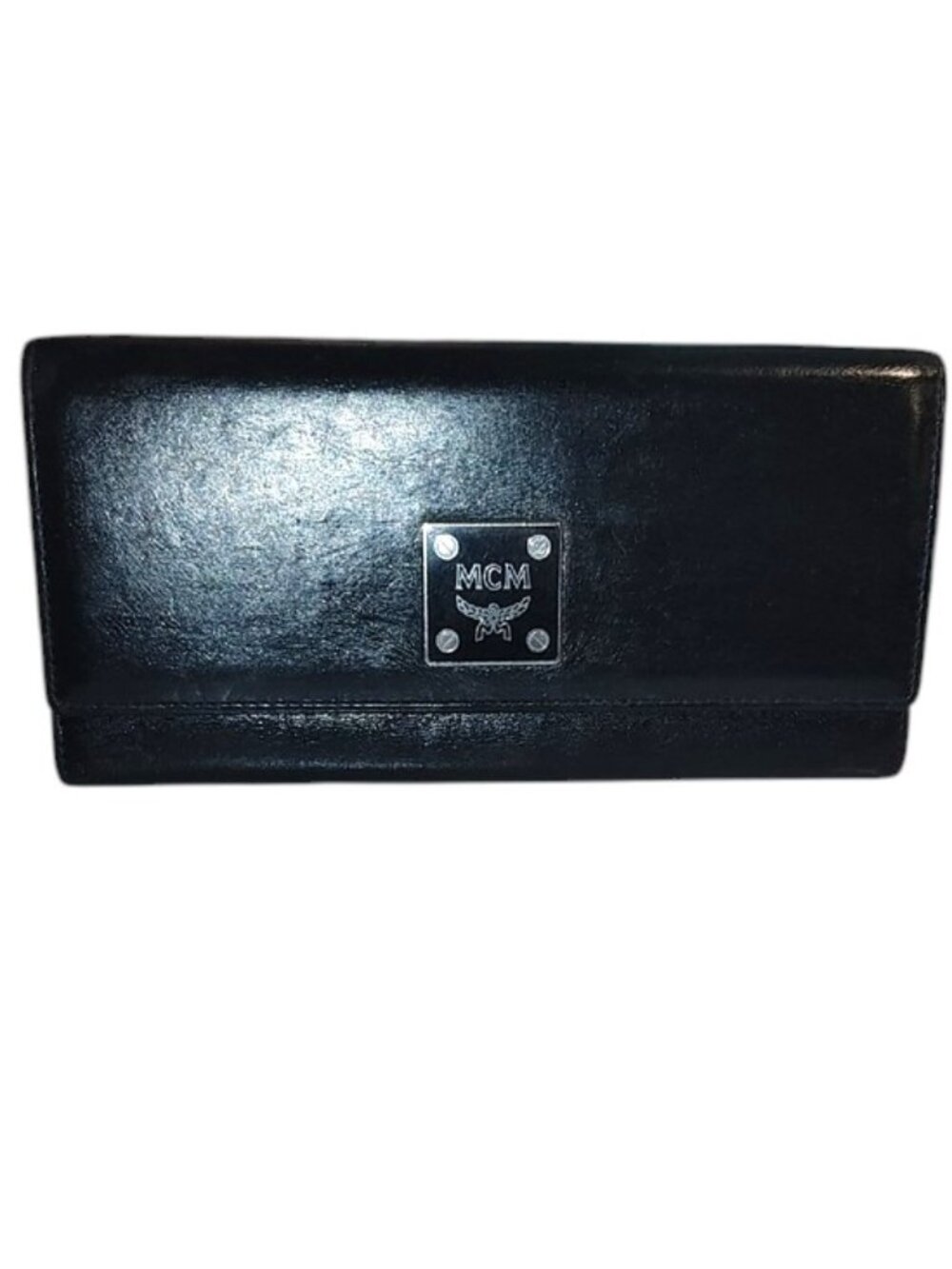 MCM | Black and Pink | Long Wallet | Large Tri-fold | Leather  | EUC
